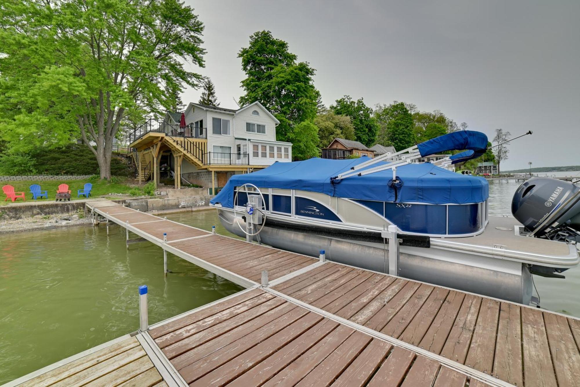 Cayuga Lake Retreat In Seneca Falls With Dock! Екстер'єр фото