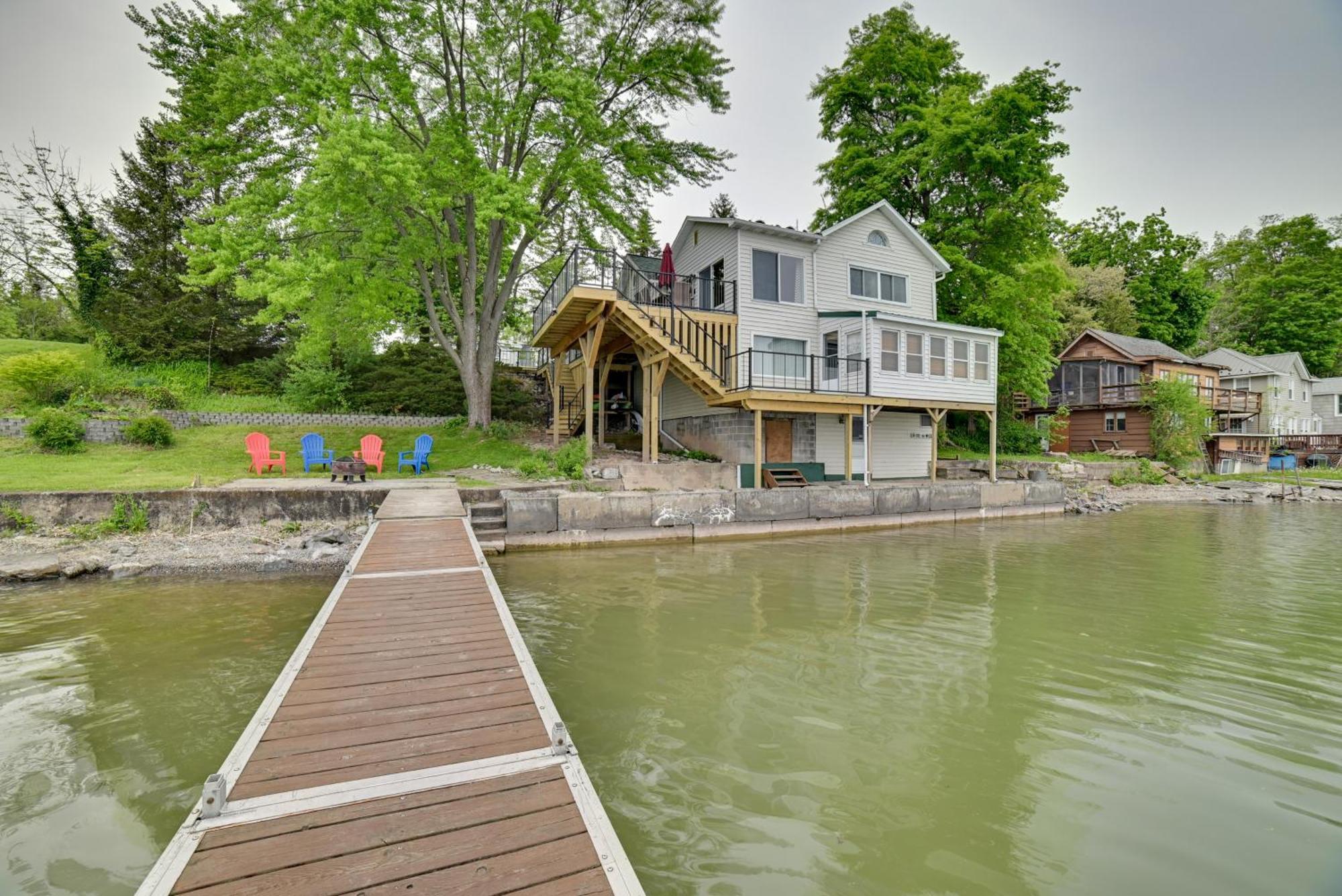 Cayuga Lake Retreat In Seneca Falls With Dock! Екстер'єр фото